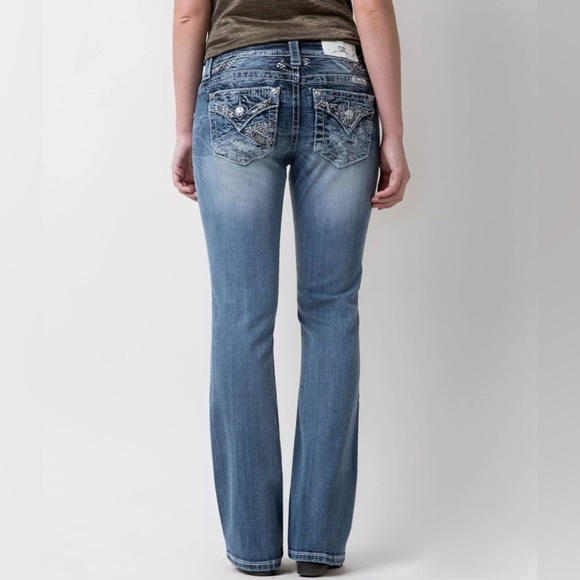 MISS ME Easy Boot Stretch Jean - Picture 1 of 8
